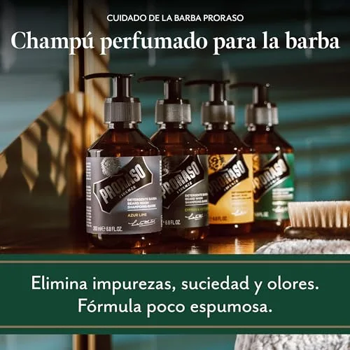 Proraso ▫️ Wood & Spice Champô para Barba, 200 ml 3