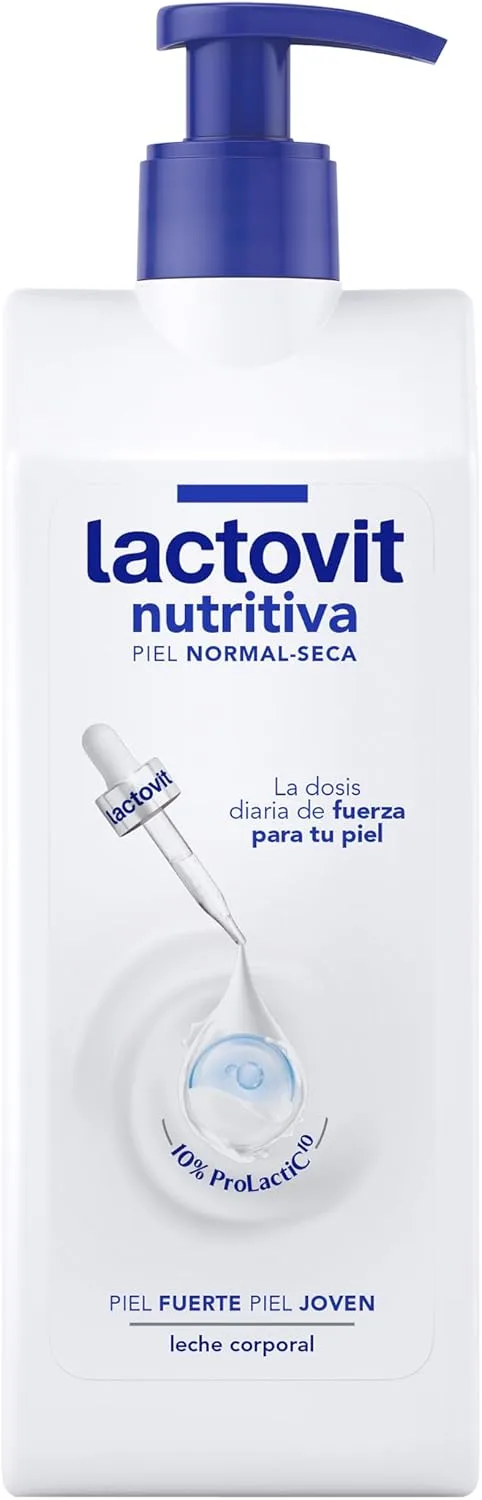 Lactovit ▫️ Leite Corporal Protetor Activit com Lactobacillus de Absorção Imediata, 48 Horas de Nutrição e Proteção, Adequado para Peles Normais - 400 ml