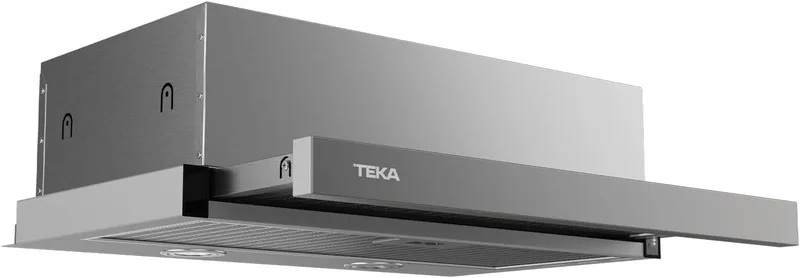 Teka ▫️ Exaustor integrado 60 cm, 3 velocidades, duplo motor, sistema de recirculação de ar, filtro de carvão, aço inoxidável, CNL 6415