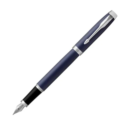 PARKER ▫️ Caneta de tinta permanente IM | Azul mate | Ponta fina com cartucho de tinta azul | Caixa de presente 4