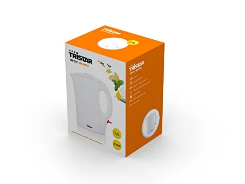 Tristar ▫️ WK-3372 – Fervedor de água, capacidade de 1 litro, potência de 1100 W 7