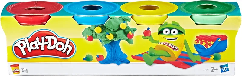 Play-Doh ▫️ Mini-pacote de 4 frascos