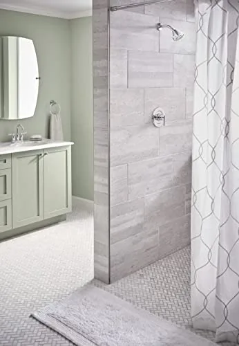 Moen ▫️ Torneira de casa de banho Gibson de duas alças, modelo Arc alta - 6150, cromada, 1 7