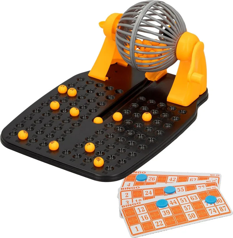 ColorBaby ▫️ 43313 - Jogo de bingo, Jogos de mesa para crianças, 90 bolas e 24 cartões, Dimensões: 17 x 24 x 12 cm, para 2 jogadores, a partir dos 5 anos