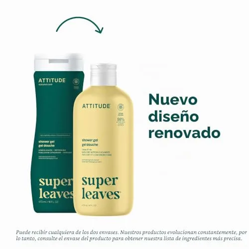 ATTITUDE ▫️ Gel de banho Lemon Leaves 2
