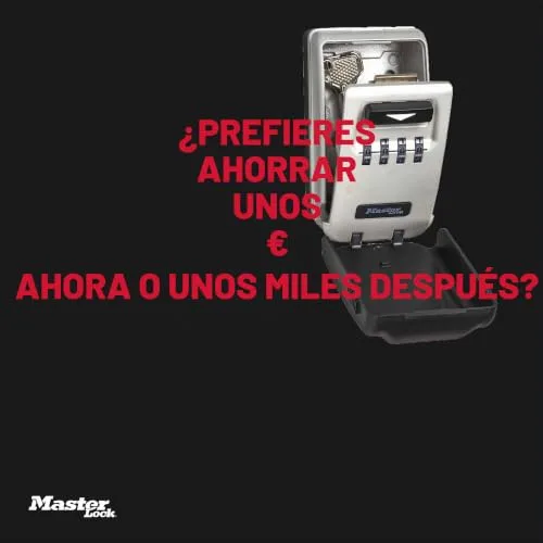 Master Lock ▫️ Cofre para chaves com retroiluminação [Médio] [Montagem na parede] - 5425EURD - Cofre de segurança, com retroiluminação + Fixação na parede 3