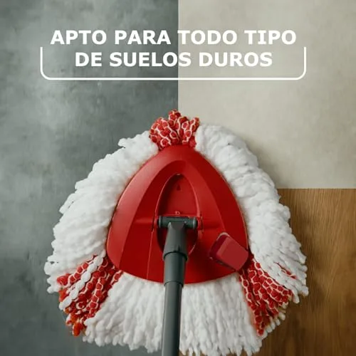 Vileda ▫️ Turbo - Recambio Original para esfregona, embalagem de 2, pavimentos duros 3