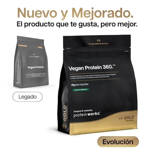 THE PROTEIN WORKS ▫️ Protein Works | Vegan Protein 360 - Gold, Sem Sabor, 1 kg 2