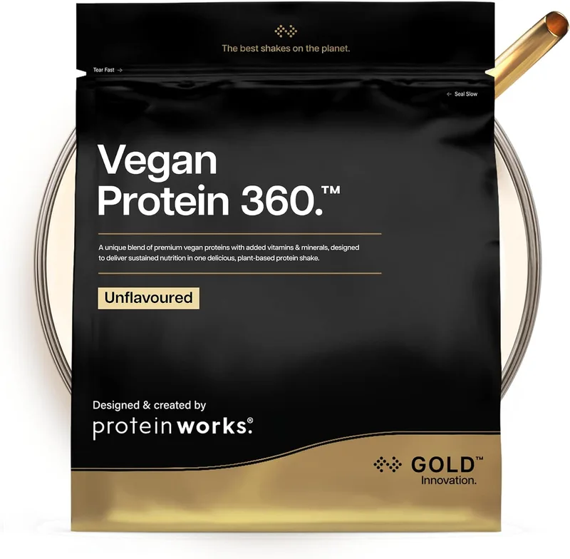 THE PROTEIN WORKS ▫️ Protein Works | Vegan Protein 360 - Gold, Sem Sabor, 1 kg