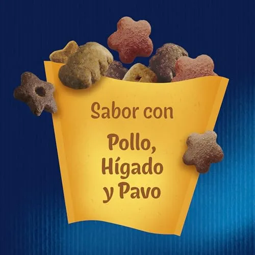 Felix ▫️ Party Mix Original, Snack, Guloseima para Gatos, Sabor a Frango, Fígado e Peru, 8 saquetas de 60 g 6