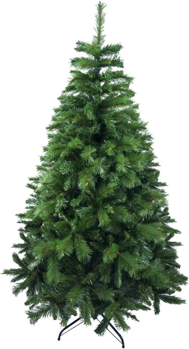 SOLAGUA NAVIDAD ▫️ Solagua Árvore de Natal Artificial com Preenchimento Extra, Abeto de Folhas Duplas Combinadas, 150-240 cm, Árvores com Suporte Metálico (Verde, 240 cm, 1180 pontas)