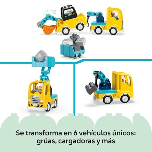 LEGO ▫️ Duplo Veículos de Obra «3 em 1» 10475 5