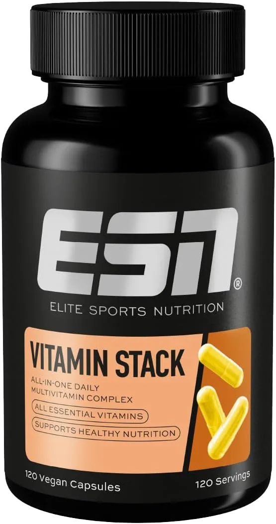 ESN ▫️ Vitamin Stack, cápsulas multivitamínicas, 120 unidades