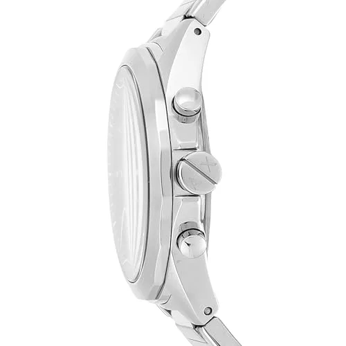 Armani Exchange ▫️ Relógio para homem, mecanismo cronógrafo de quartzo e caixa de 44 mm com bracelete em aço inoxidável 3