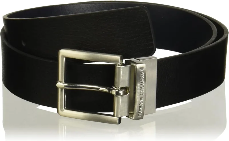 Armani Exchange ▫️ Cinto de couro fino para homem