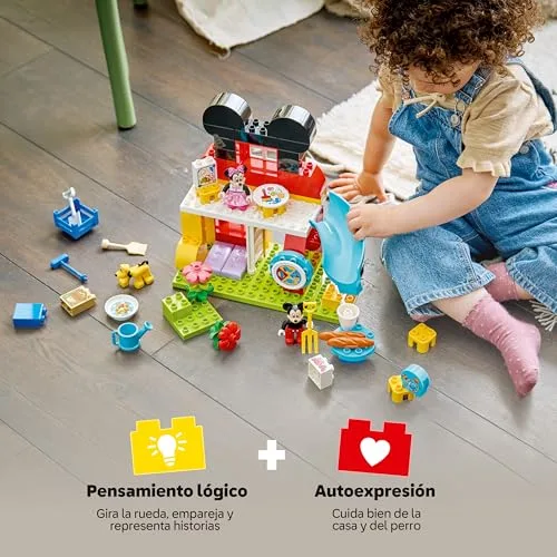 LEGO ▫️ Duplo Disney: Casa do Mickey Mouse com a Minnie e o Pluto 10465 3