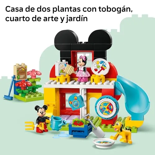 LEGO ▫️ Duplo Disney: Casa do Mickey Mouse com a Minnie e o Pluto 10465 4