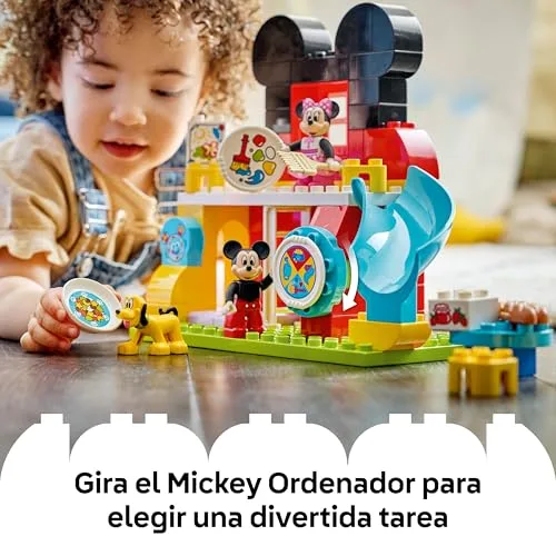 LEGO ▫️ Duplo Disney: Casa do Mickey Mouse com a Minnie e o Pluto 10465 5