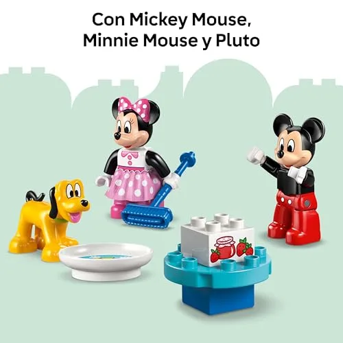 LEGO ▫️ Duplo Disney: Casa do Mickey Mouse com a Minnie e o Pluto 10465 6