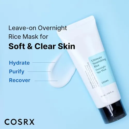 Cosrx ▫️ Ultimate Nourishing Rice Overnight Spa Mask, 60 ml 3