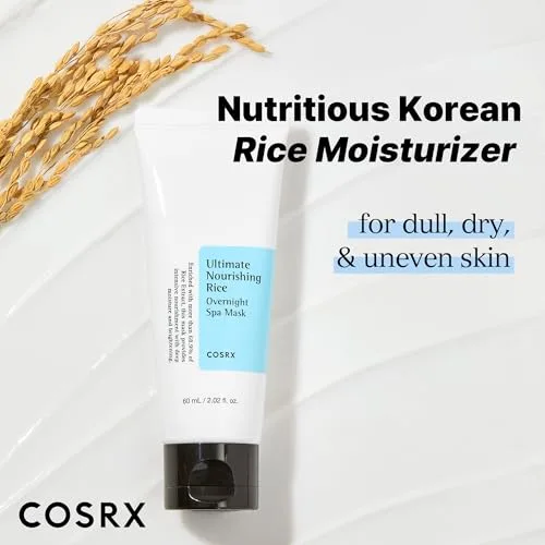 Cosrx ▫️ Ultimate Nourishing Rice Overnight Spa Mask, 60 ml 4
