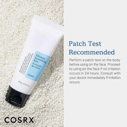 Cosrx ▫️ Ultimate Nourishing Rice Overnight Spa Mask, 60 ml 6