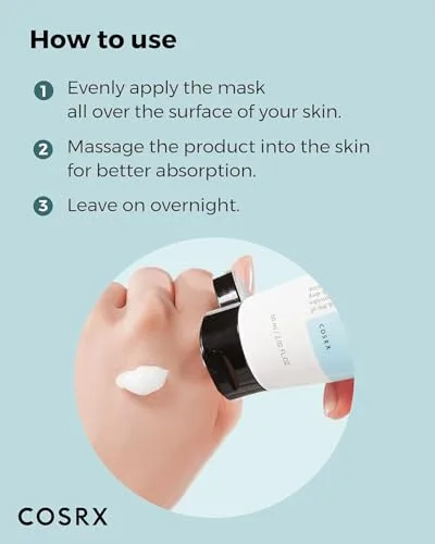Cosrx ▫️ Ultimate Nourishing Rice Overnight Spa Mask, 60 ml 7