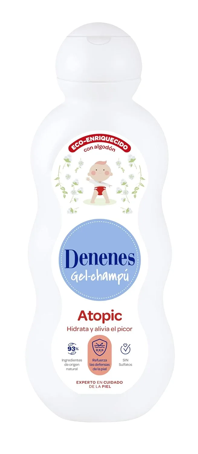Denenes ▫️ Atopic Gel Champô Infantil para Peles Atópicas e Sensíveis