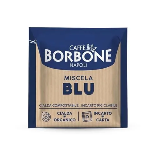 Caffè Borbone ▫️ Cápsulas Compostáveis, Mistura de Café Azul - 150 Cápsulas - Compatíveis com o Sistema E.S.E. Cápsulas de papel de 44 mm 2
