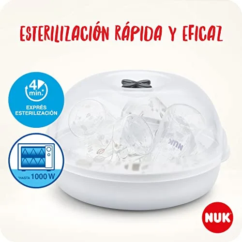 NUK ▫️ Esterilizador a vapor para micro-ondas 2