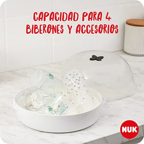 NUK ▫️ Esterilizador a vapor para micro-ondas 3