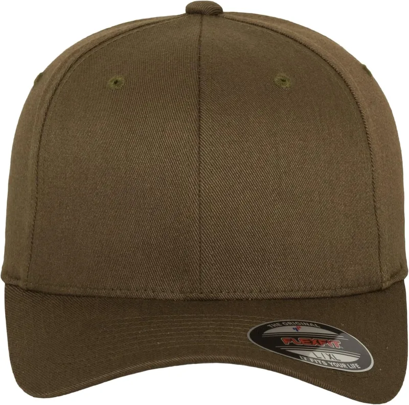 Flexfit ▫️ Chapéu de basebol de lã penteada para homem