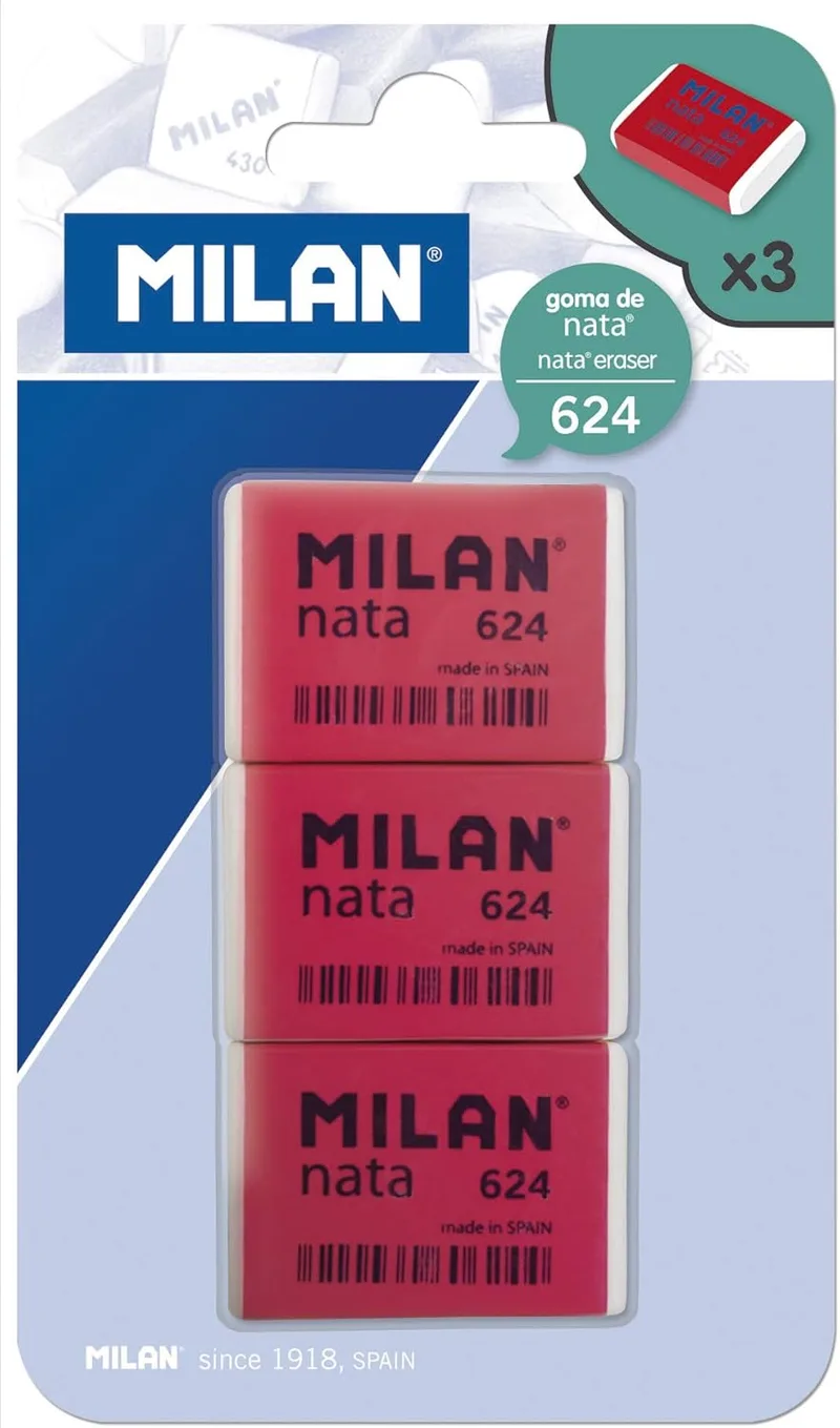 MILAN ▫️ BPM9205 - Conjunto de 3 borrachas