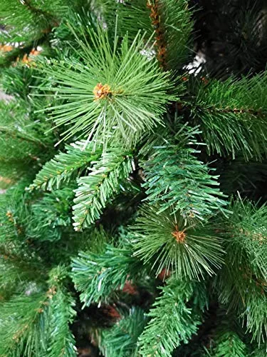 SOLAGUA NAVIDAD ▫️ Solagua Árvore de Natal Artificial com Preenchimento Extra, Abeto com Folhas Duplas Combinadas, 150-240 cm, Árvores com Suporte Metálico (Verde, 210 cm, 960 pontas) 3