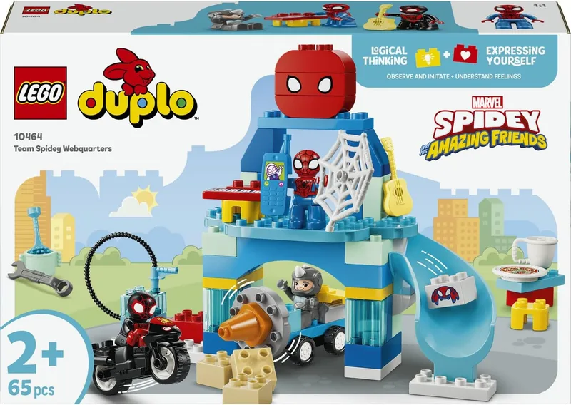 LEGO ▫️ Duplo Marvel: Quartel-general do Spidey e da sua Super-equipa 10464