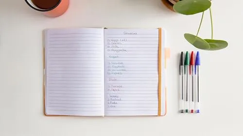 BIC ▫️ Canetas esferográficas Cristal Multicolour de ponta larga (1,6 mm) – Cores variadas, embalagem de 20+7 unidades, ideais para desenhos e anotações, multicoloridas 4