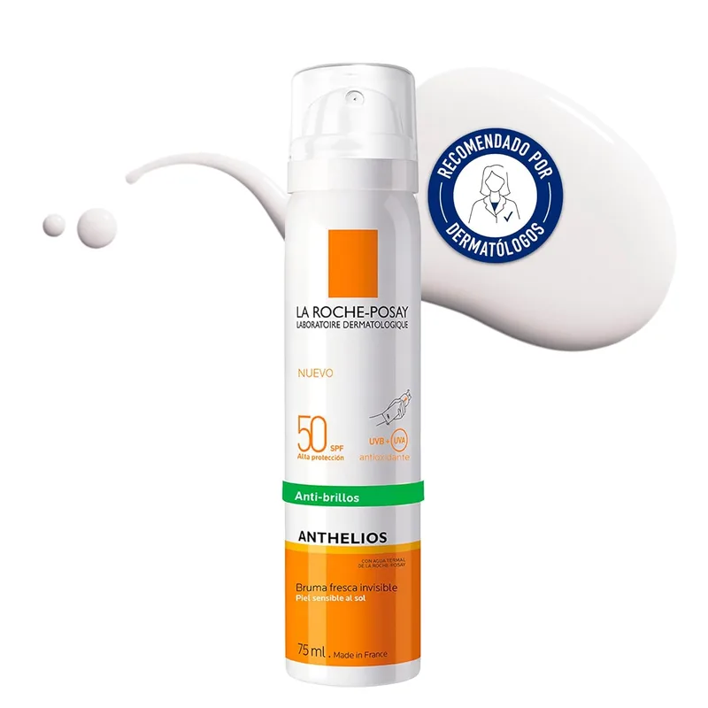 La Roche-Posay ▫️ Anthelios Bruma Invisível Facial em aerossol FPS 50 75 ml LA ROCHE POSAY