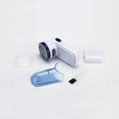 Jata ▫️ QP398N Removedor elétrico de fiapos com lâminas de aço inoxidável. Recipiente de fiapos removível. Funciona a pilhas. Acessórios: escova de limpeza. Remove fiapos, bolinhas e marcas de atrito 3