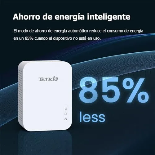 Tenda ▫️ PH3 Adaptadores de Comunicação por Linha Elétrica - PLC, Adaptador de Rede Gigabit Ethernet Powerline (1000 Mbps, Poupança de Energia, Plug and Play, 2 unidades) 6
