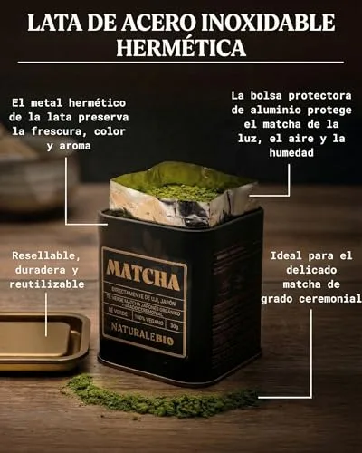 NaturaleBio ▫️ Matcha Cerimonial em Pó Biológico de Uji, Japão, Umami 3