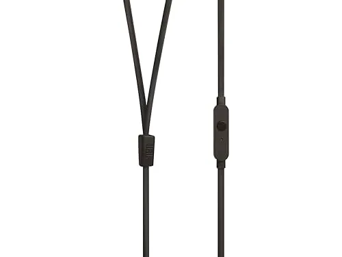 JBL ▫️ T110 - Auscultadores intra-auriculares universais com comando à distância e microfone, cor preta 3