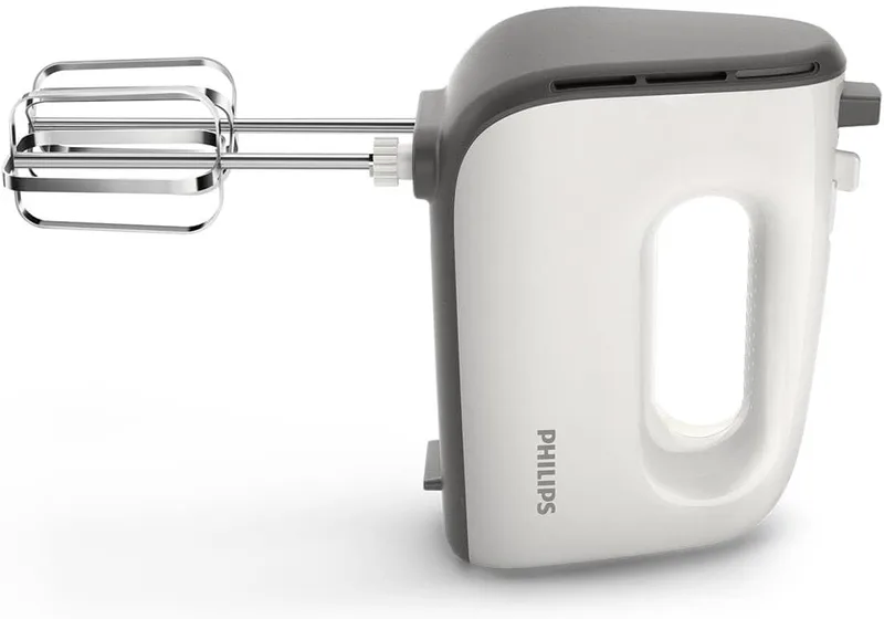 PHILIPS ▫️ Batedeira Série 5000 - Motor de 450 W, 5 velocidades e função Turbo, mistura potente e eficaz, copo cónico, fácil de esvaziar, cinzento cachemira (HR3741/00)