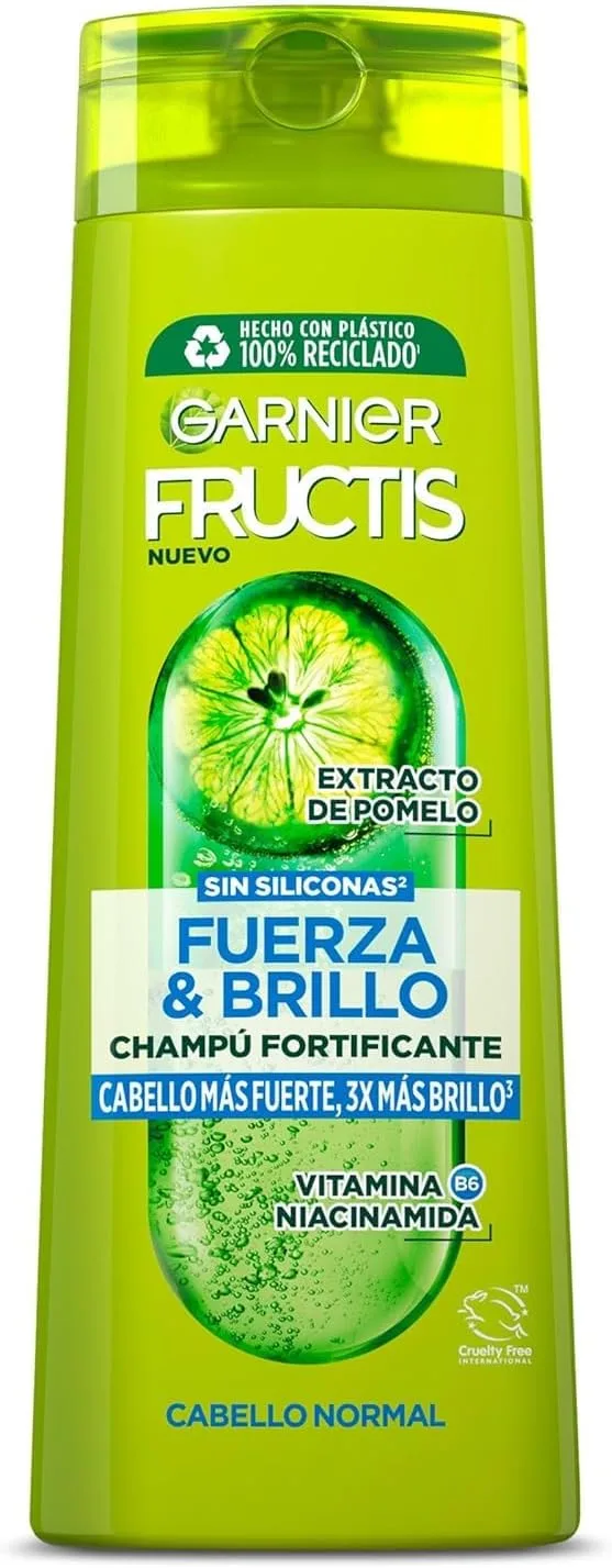 Garnier ▫️ Fructis Champô Força & Brilho, 380 ml