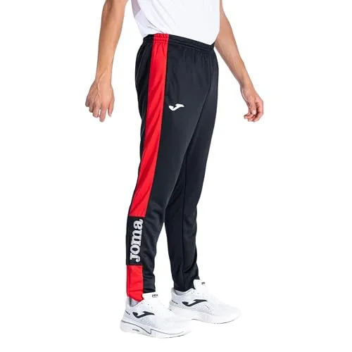Joma ▫️ Calças desportivas compridas para homem, 5XS - 3XL - Bolsos, cintura elástica com cordão e bainha com fecho de correr - Championship IV 2