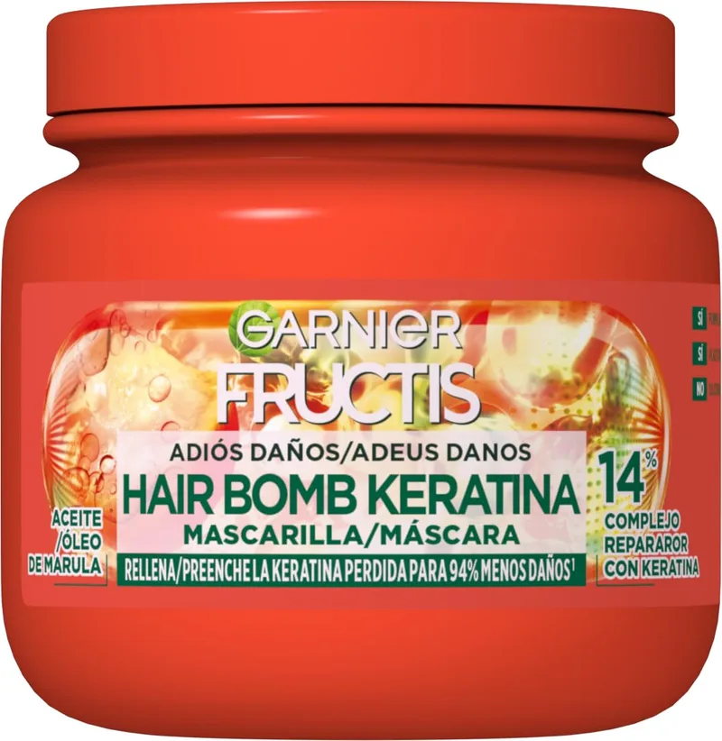 Garnier ▫️ Fructis Máscara Capilar «Adeus aos Danos», 320 ml
