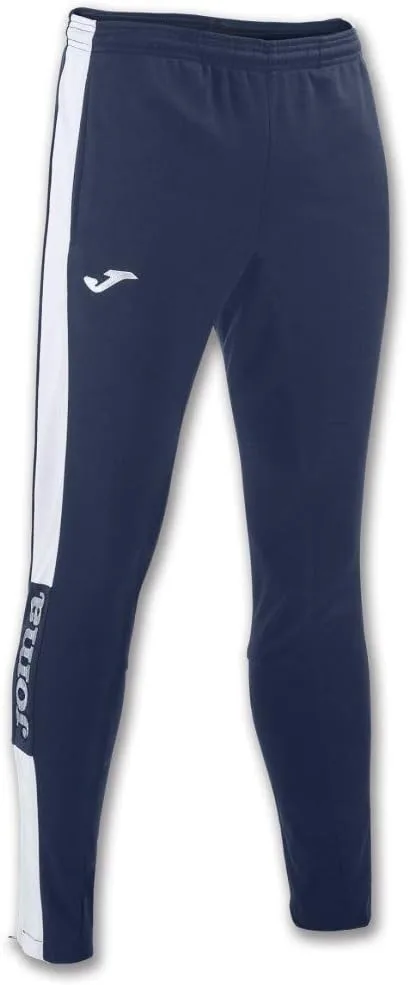 Joma ▫️ Calças desportivas compridas para homem, 5XS - 3XL - Bolsos, cintura elástica com cordão e bainha com fecho de correr - Championship IV