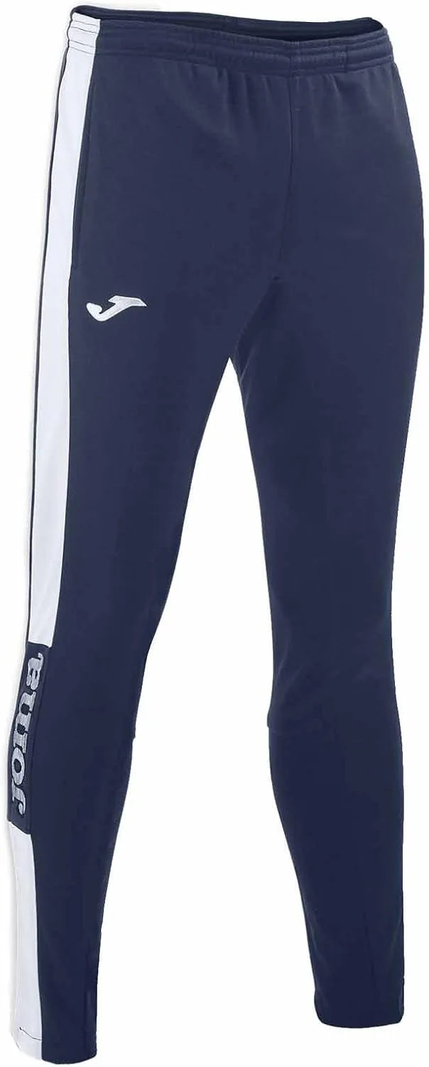 Joma ▫️ Calças compridas desportivas para homem, 5XS - 3XL - Bolsos, cintura elástica com cordão de ajuste e fundo com fecho - Championship IV
