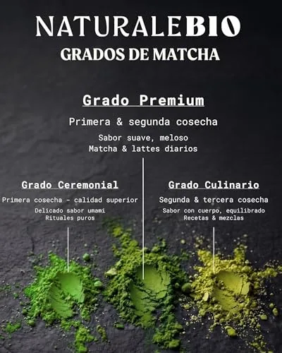 NaturaleBio ▫️ Matcha Japonês Premium Biológico em Pó com L-teanina 4