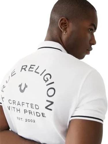 True Religion ▫️ Crafted with Pride Polo Camisa Polo para Homem 2