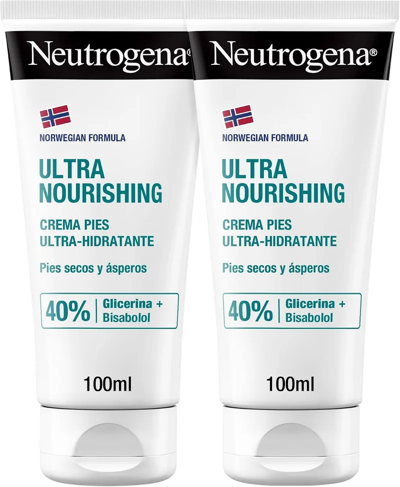 Neutrogena ▫️ Fórmula Norueguesa Creme Ultra-Hidratante para os Pés, 100 ml, 2 unidades